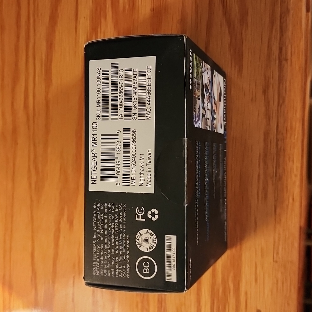 NETGEAR Nighthawk® Mobile Hotspot Router (MR1100-100NAS)**New and Unopened - Picture 4 of 4
